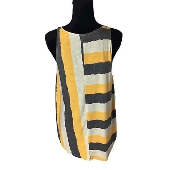 Tank top with vertical & horizontal stipes - Picture 4 of 5